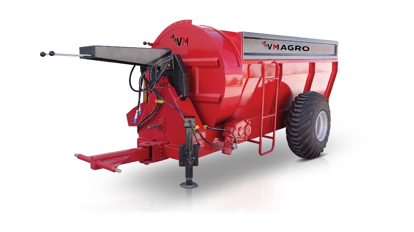GARDEN SOLID FERTILIZER DISTRIBUTION TRAILER